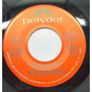 Benny Mardones Hometown Girls / Crazy Boy 45 Disco Record 1980 VG+